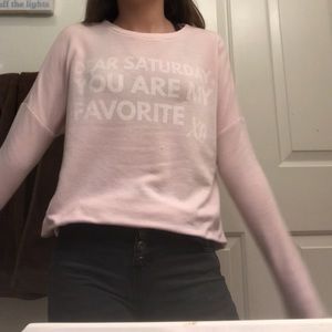 Pink Sweater